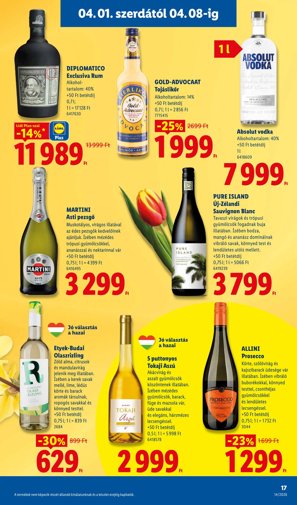 Lidl akciós újság 2026.04.01-től - 17. oldal.