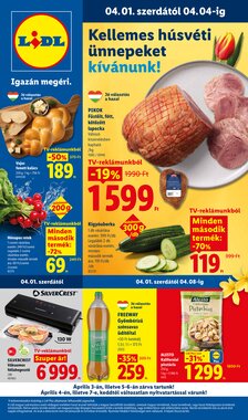 Lidl akciós újság 2026.04.01-től