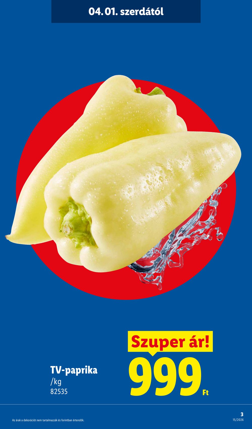 Lidl akciós újság 2026.04.01-től - 3. oldal.