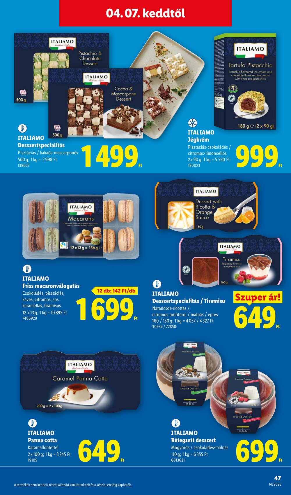 Lidl akciós újság 2026.04.01-től - 47. oldal.