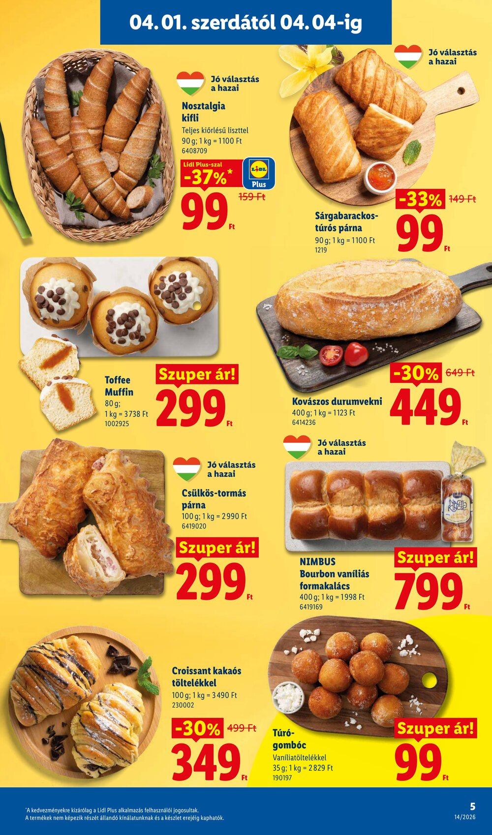 Lidl akciós újság 2026.04.01-től - 5. oldal.