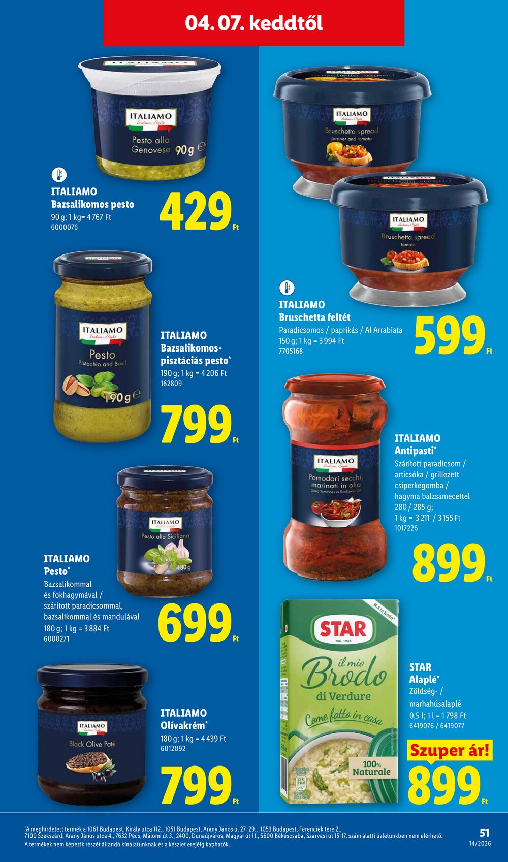 Lidl akciós újság 2026.04.01-től - 51. oldal.