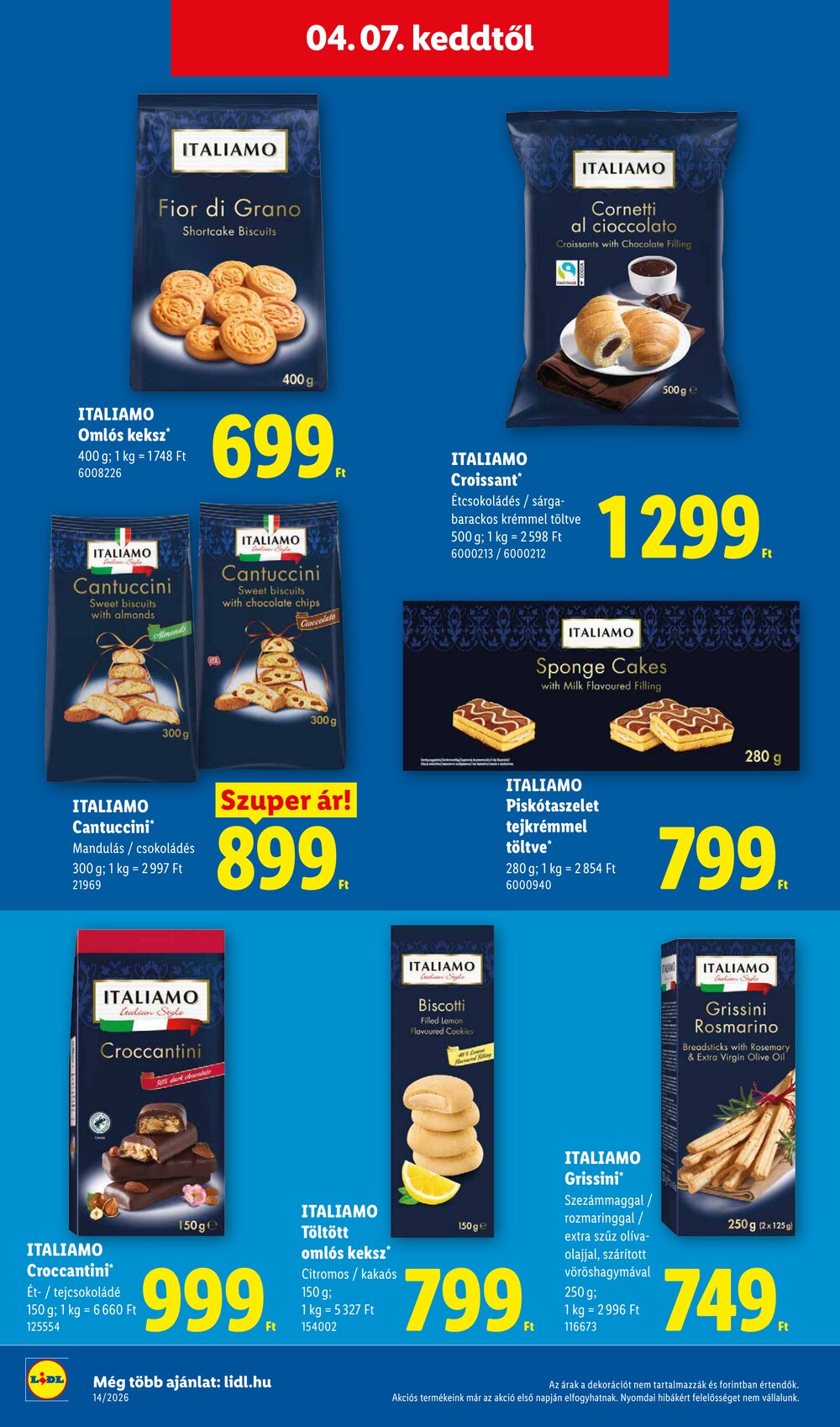 Lidl akciós újság 2026.04.01-től - 52. oldal.