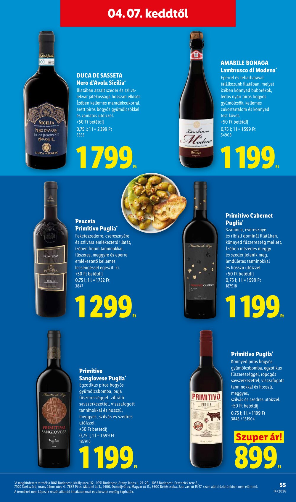 Lidl akciós újság 2026.04.01-től - 55. oldal.