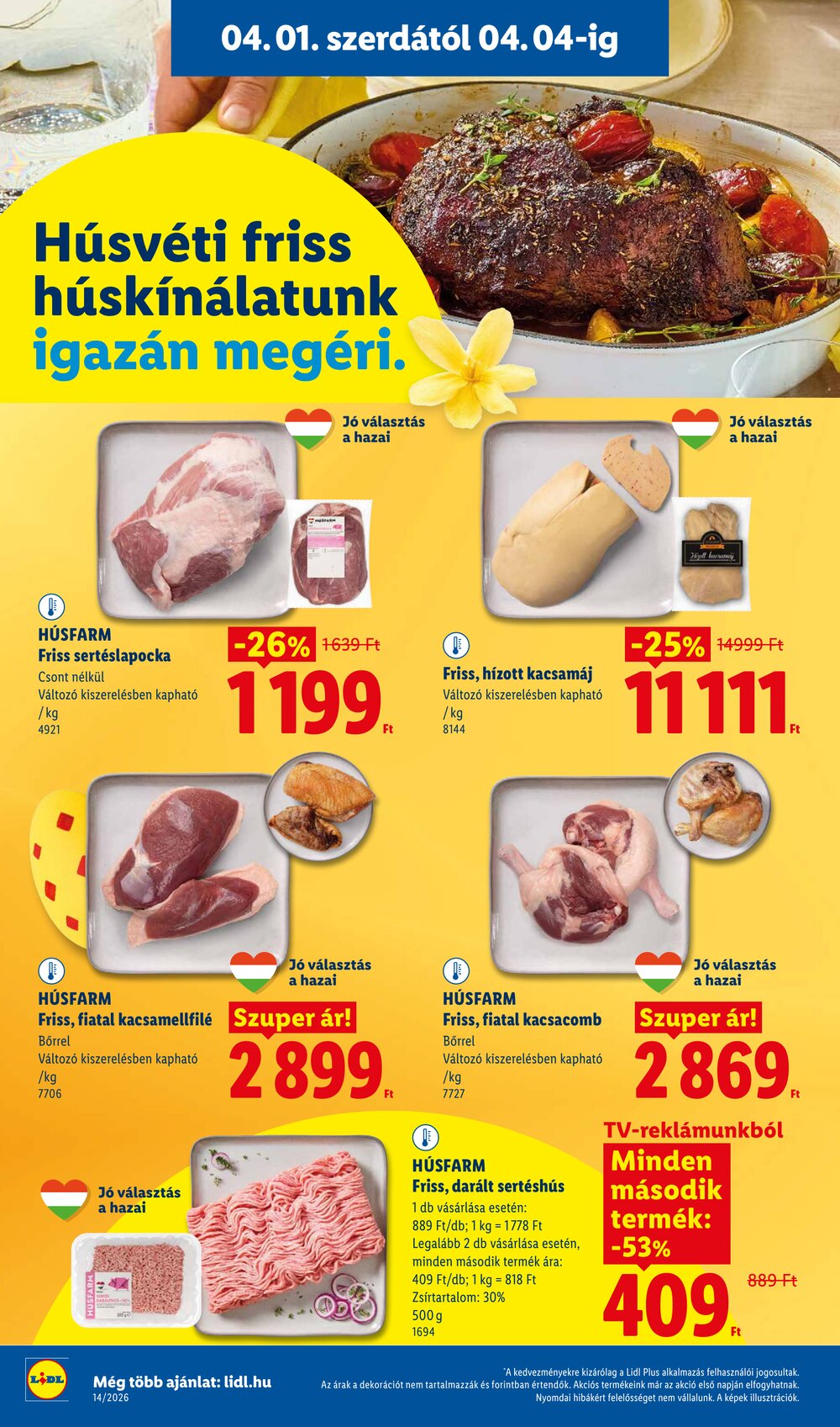 Lidl akciós újság 2026.04.01-től - 6. oldal.