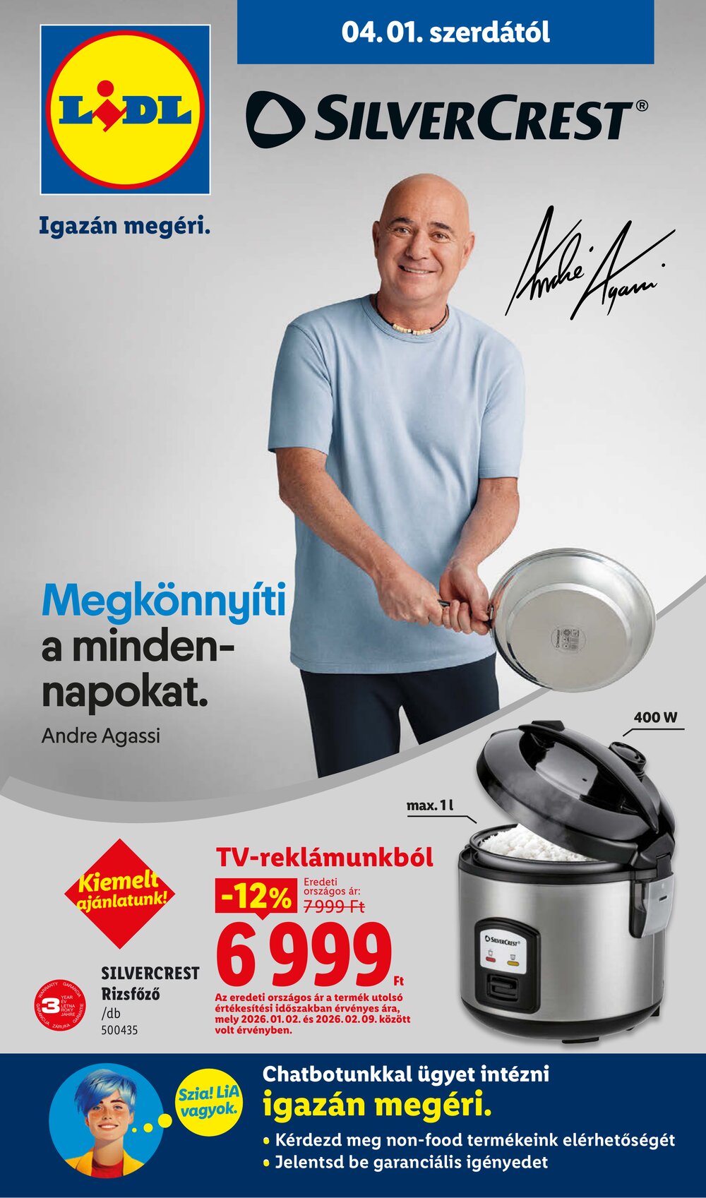 Lidl akciós újság 2026.04.01-től - 1. oldal.