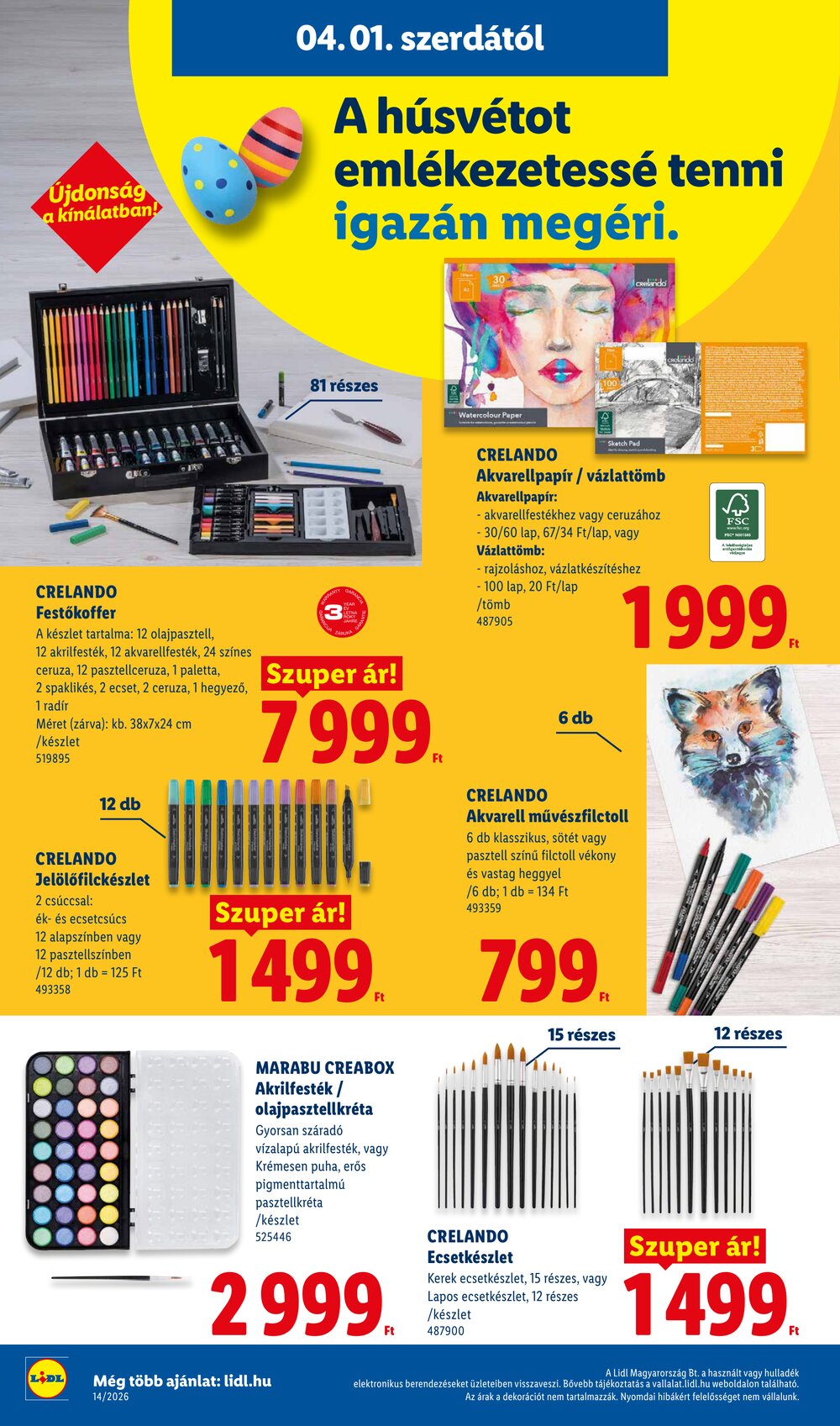 Lidl akciós újság 2026.04.01-től - 10. oldal.