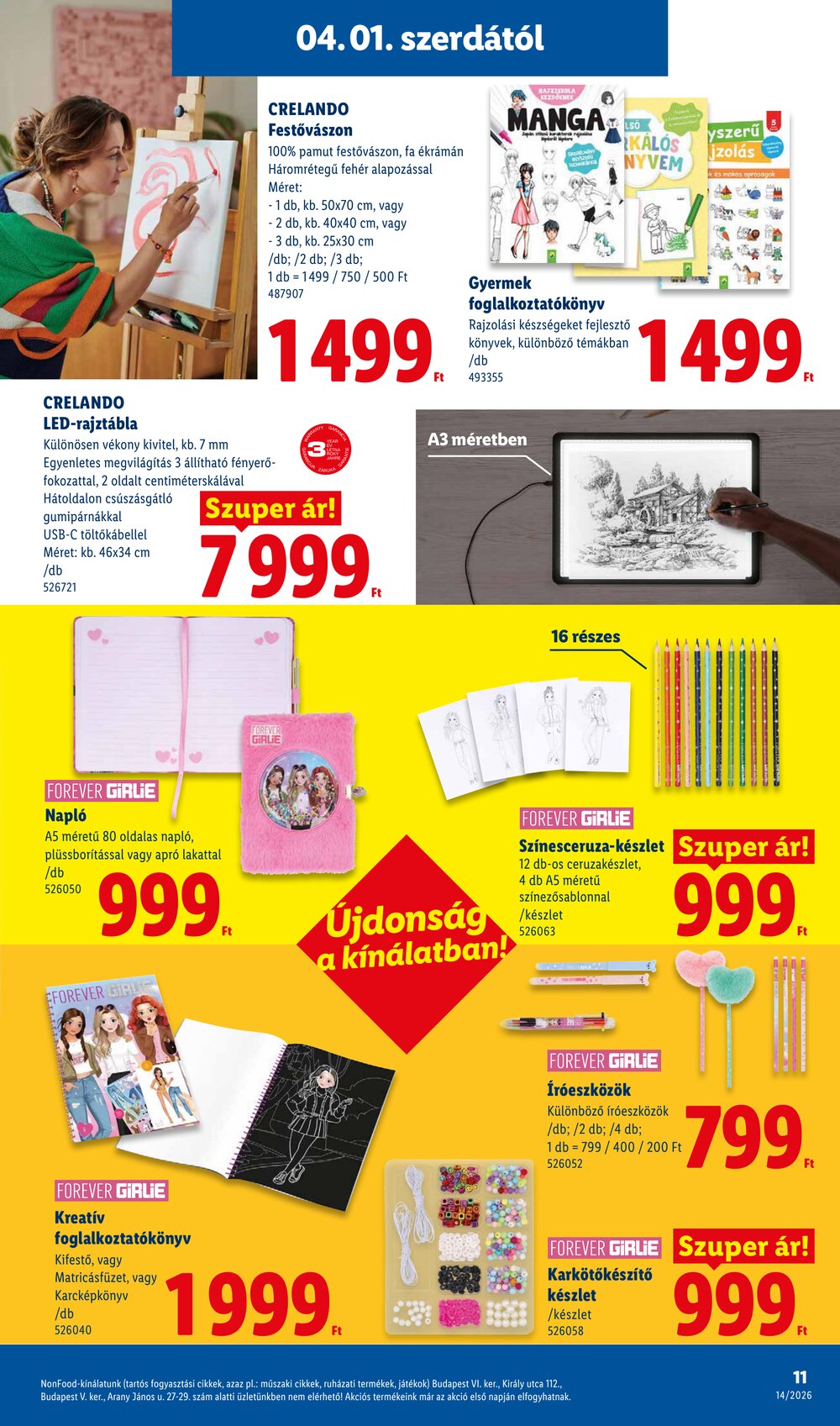 Lidl akciós újság 2026.04.01-től - 11. oldal.