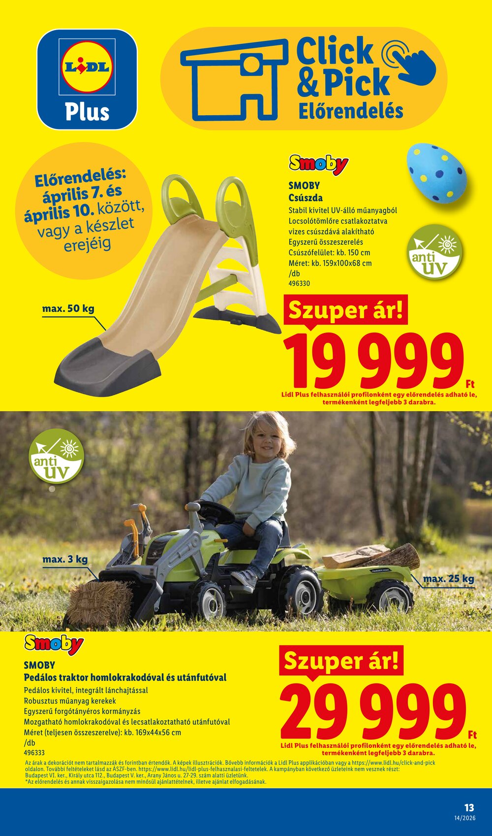 Lidl akciós újság 2026.04.01-től - 13. oldal.