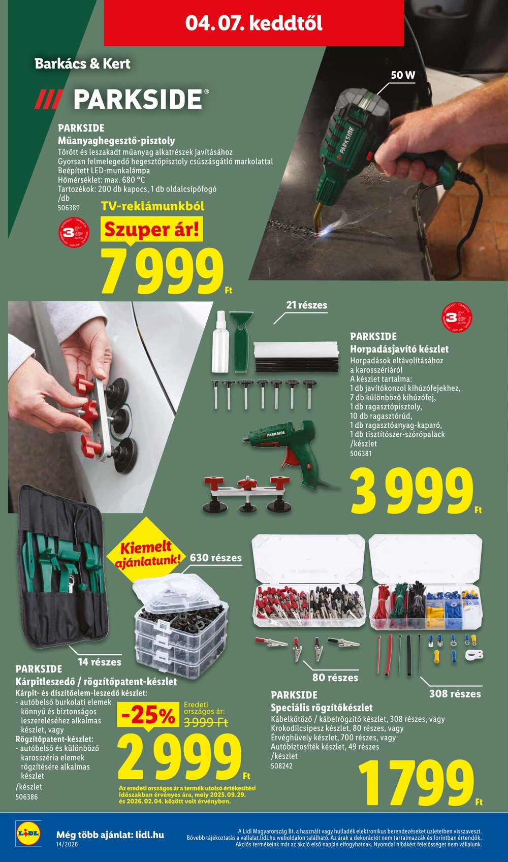 Lidl akciós újság 2026.04.01-től - 18. oldal.