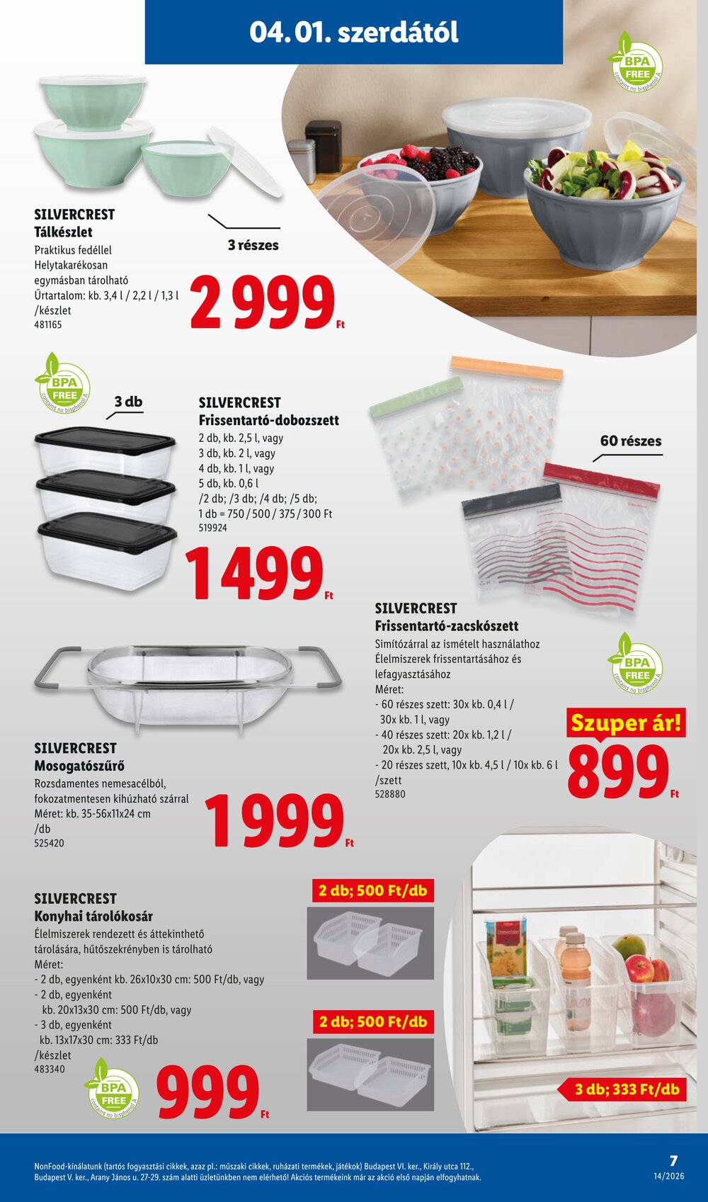 Lidl akciós újság 2026.04.01-től - 7. oldal.