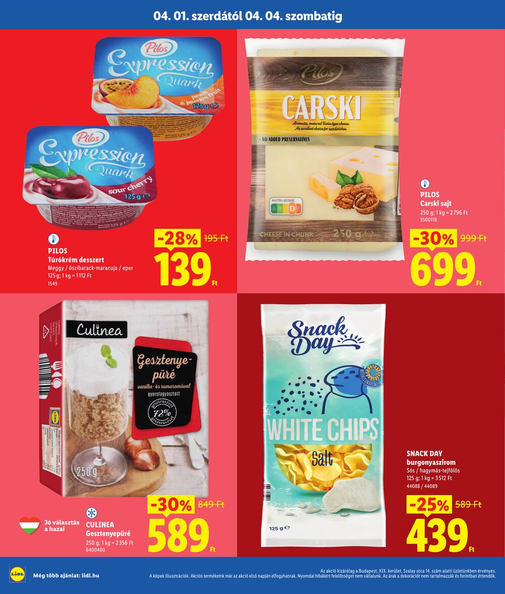 Lidl akciós újság 2026.04.01-től - 4. oldal.