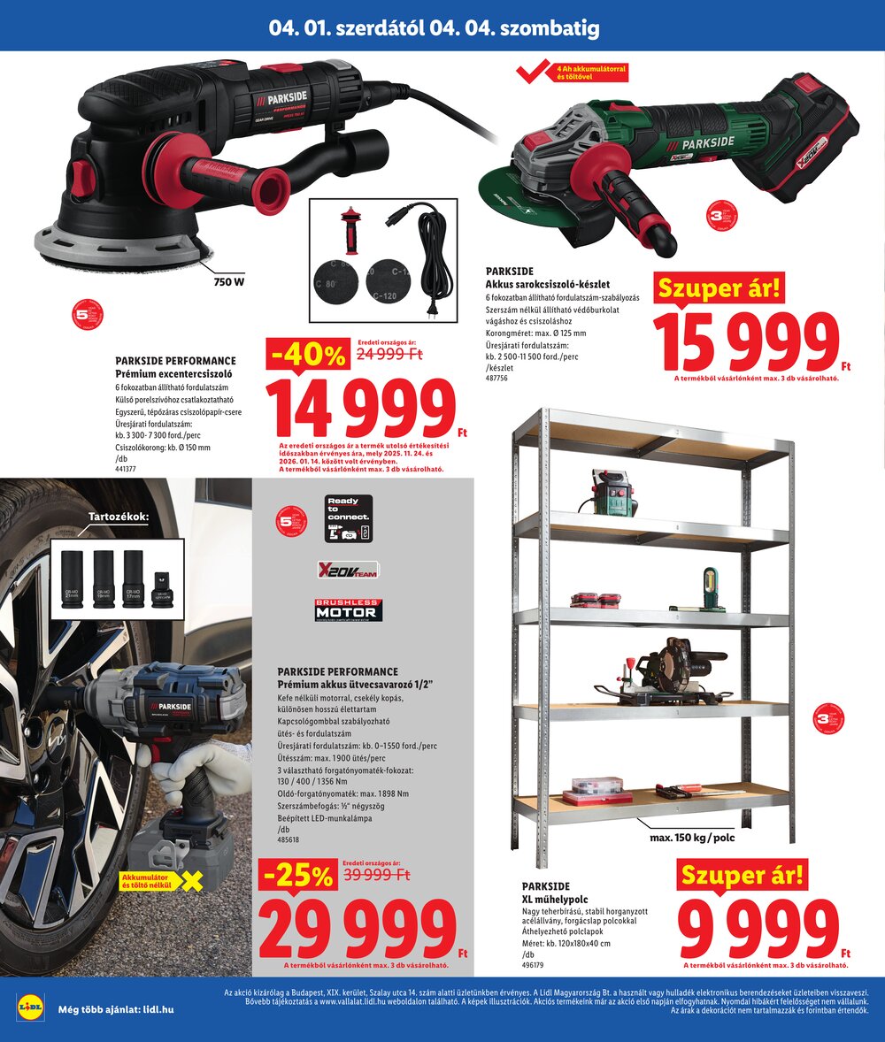 Lidl akciós újság 2026.04.01-től - 6. oldal.