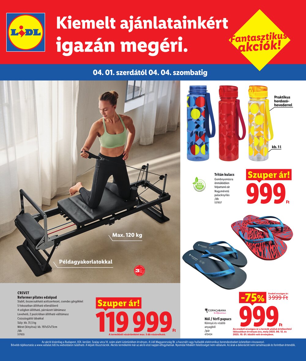 Lidl akciós újság 2026.04.01-től - 8. oldal.