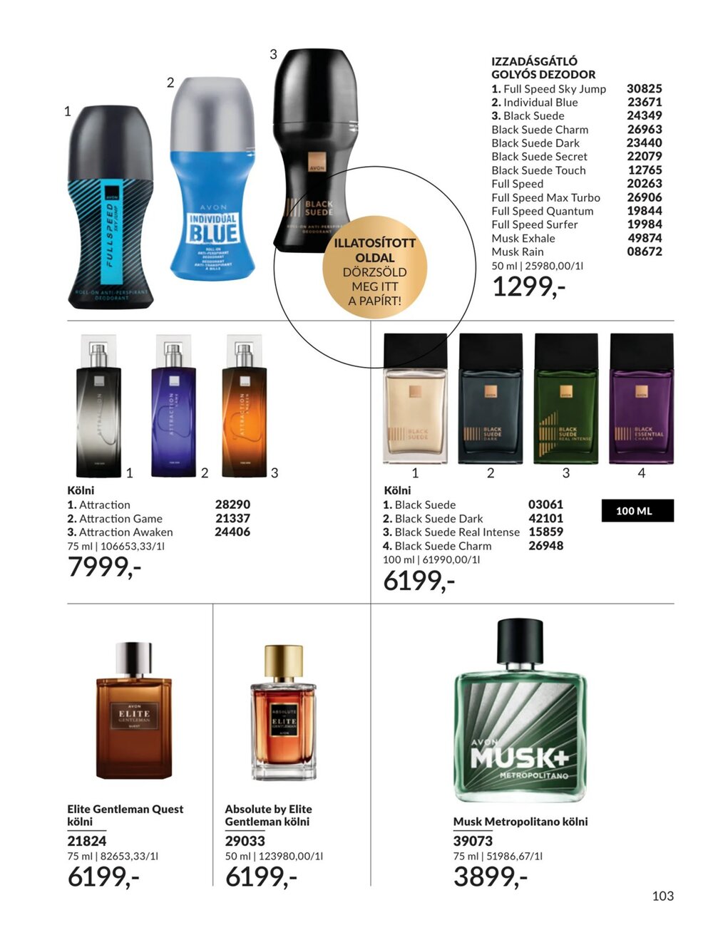 Avon akciós újság 2026.04.01-től - 103. oldal.