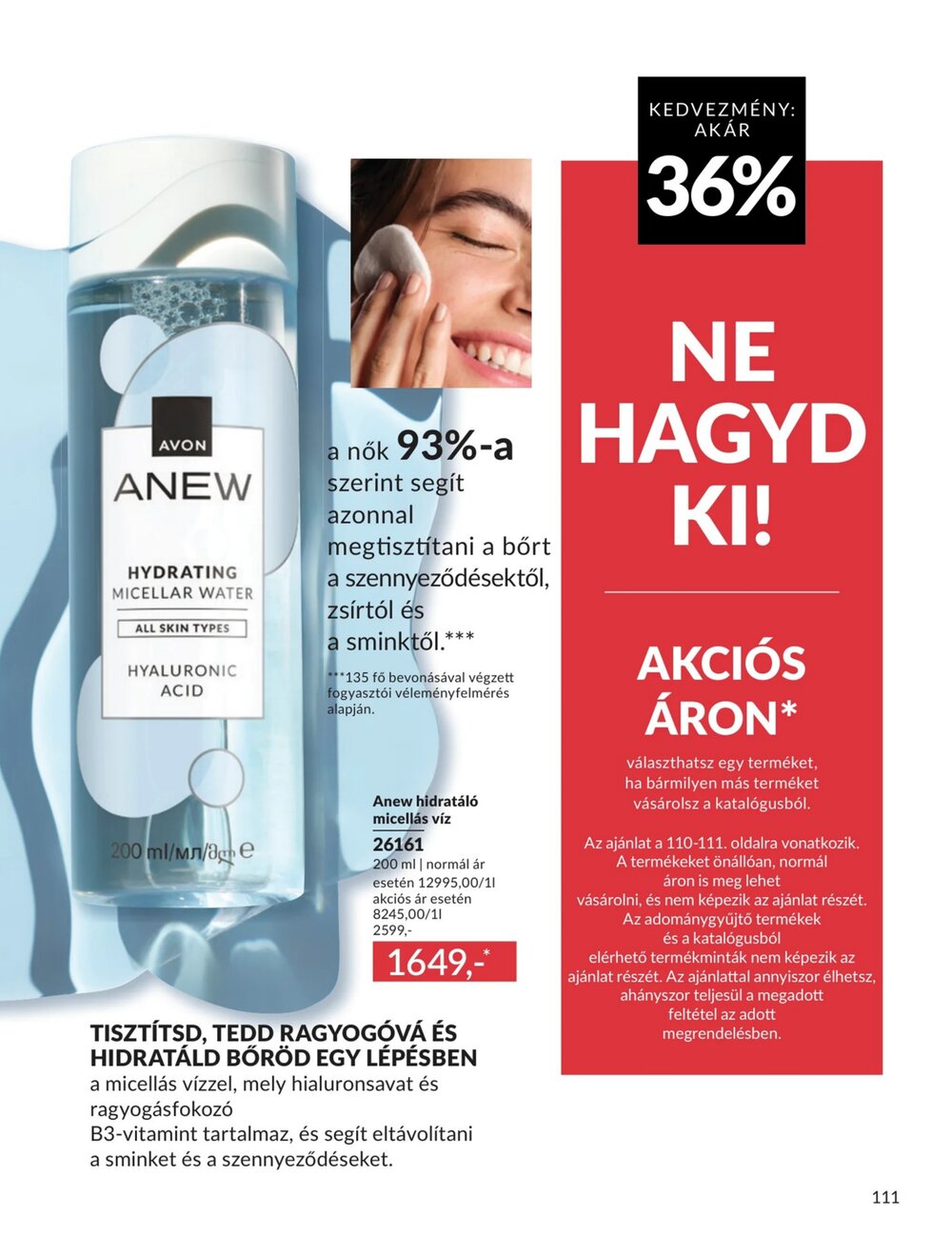 Avon akciós újság 2026.04.01-től - 111. oldal.
