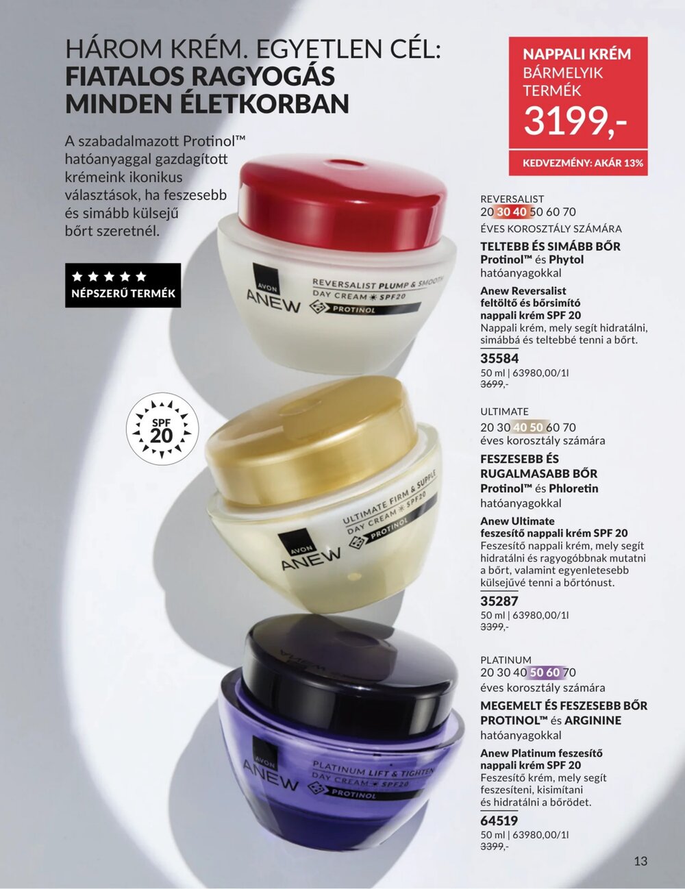 Avon akciós újság 2026.04.01-től - 13. oldal.