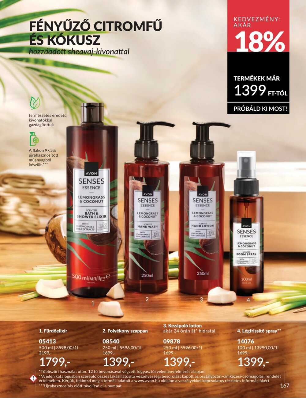 Avon akciós újság 2026.04.01-től - 167. oldal.