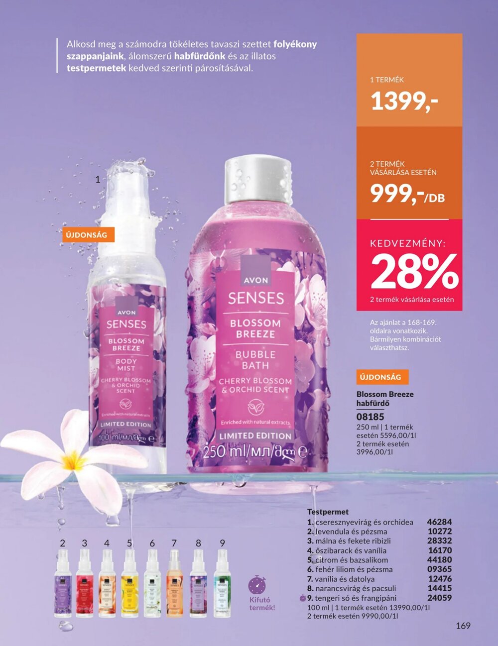 Avon akciós újság 2026.04.01-től - 169. oldal.