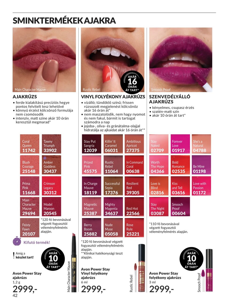 Avon akciós újság 2026.04.01-től - 42. oldal.
