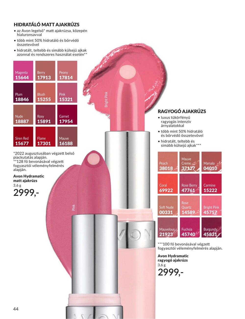 Avon akciós újság 2026.04.01-től - 44. oldal.