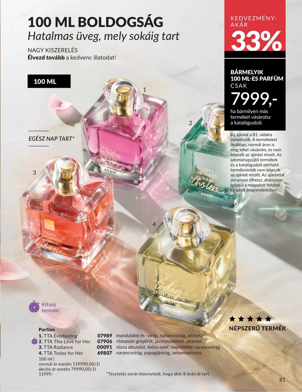Avon akciós újság 2026.04.01-től - 81. oldal.