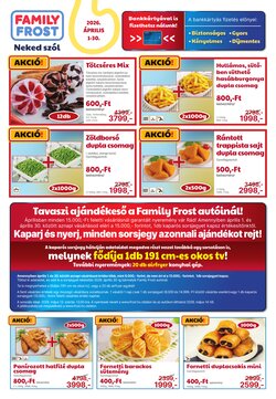 Family Frost akciós újság 2026.04.01-től