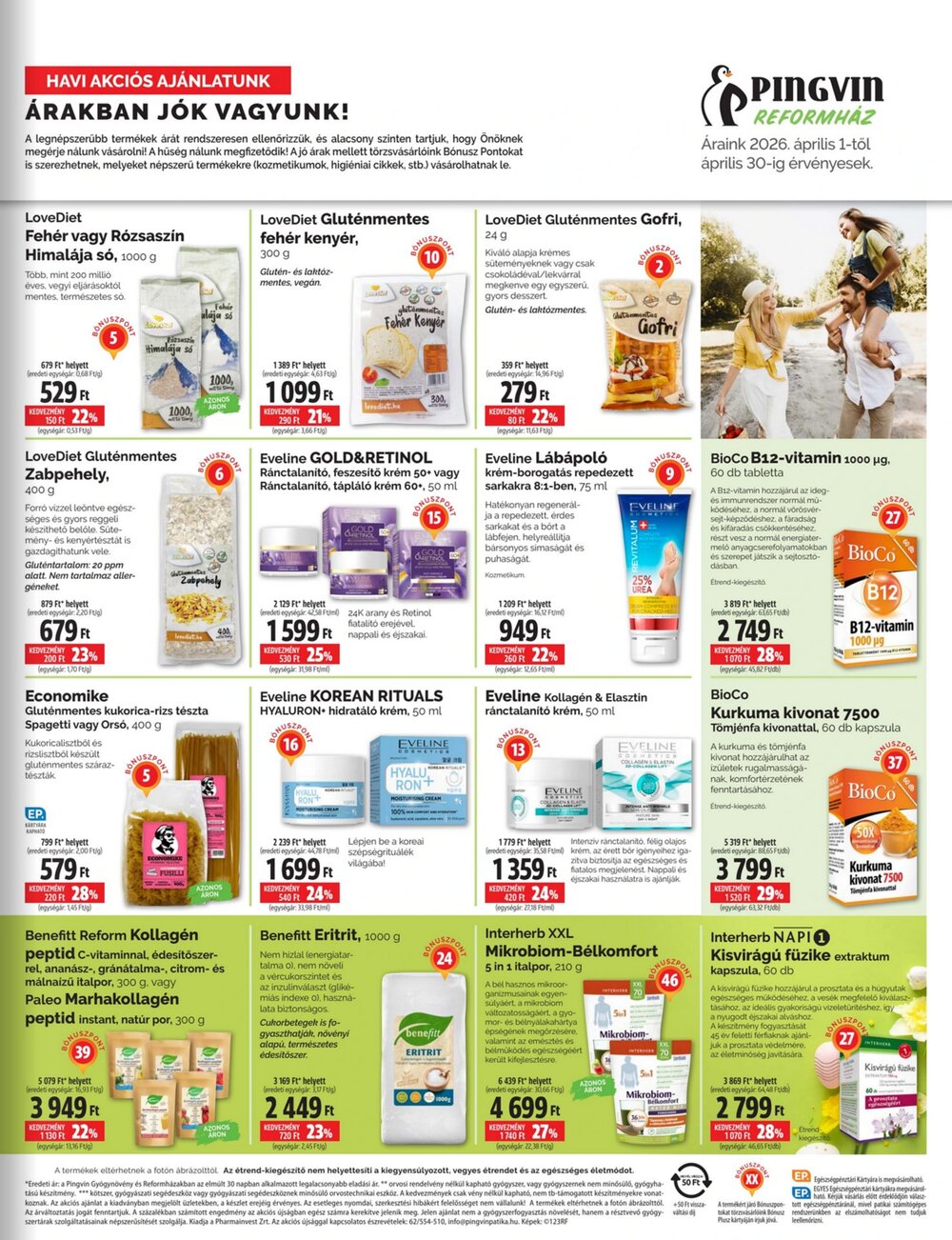 Pingvin Patika akciós újság 2026.04.01-től - 3. oldal.