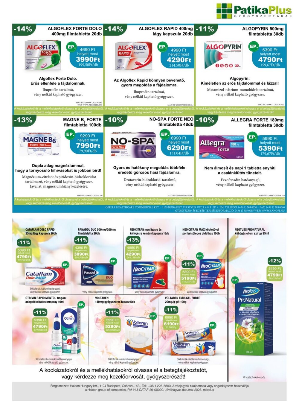 PatikaPlus akciós újság 2026.04.01-től - 3. oldal.