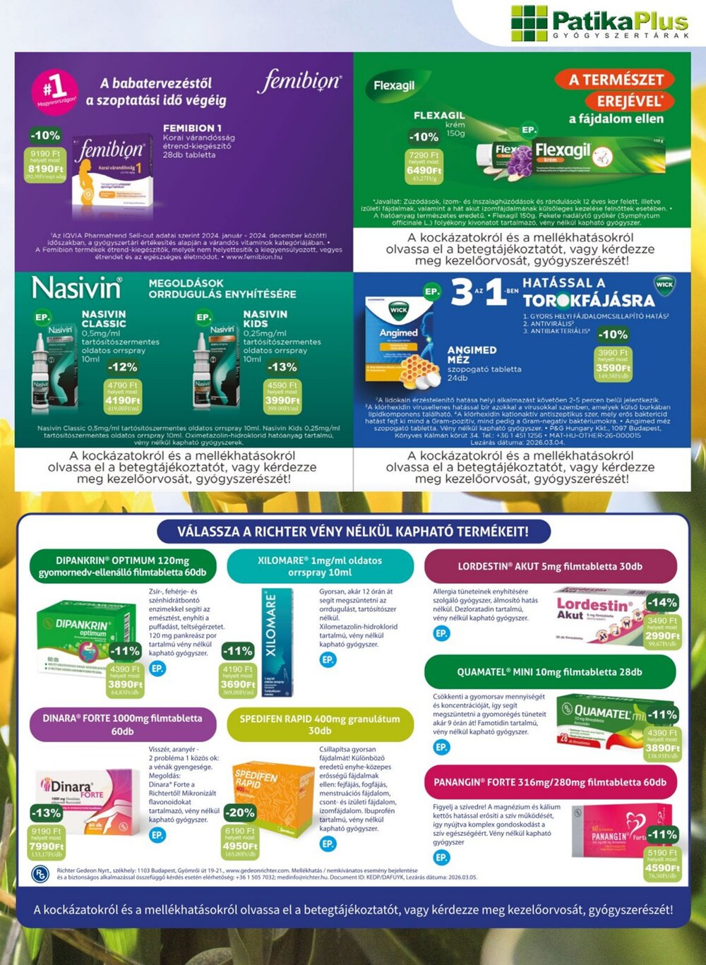 PatikaPlus akciós újság 2026.04.01-től - 5. oldal.