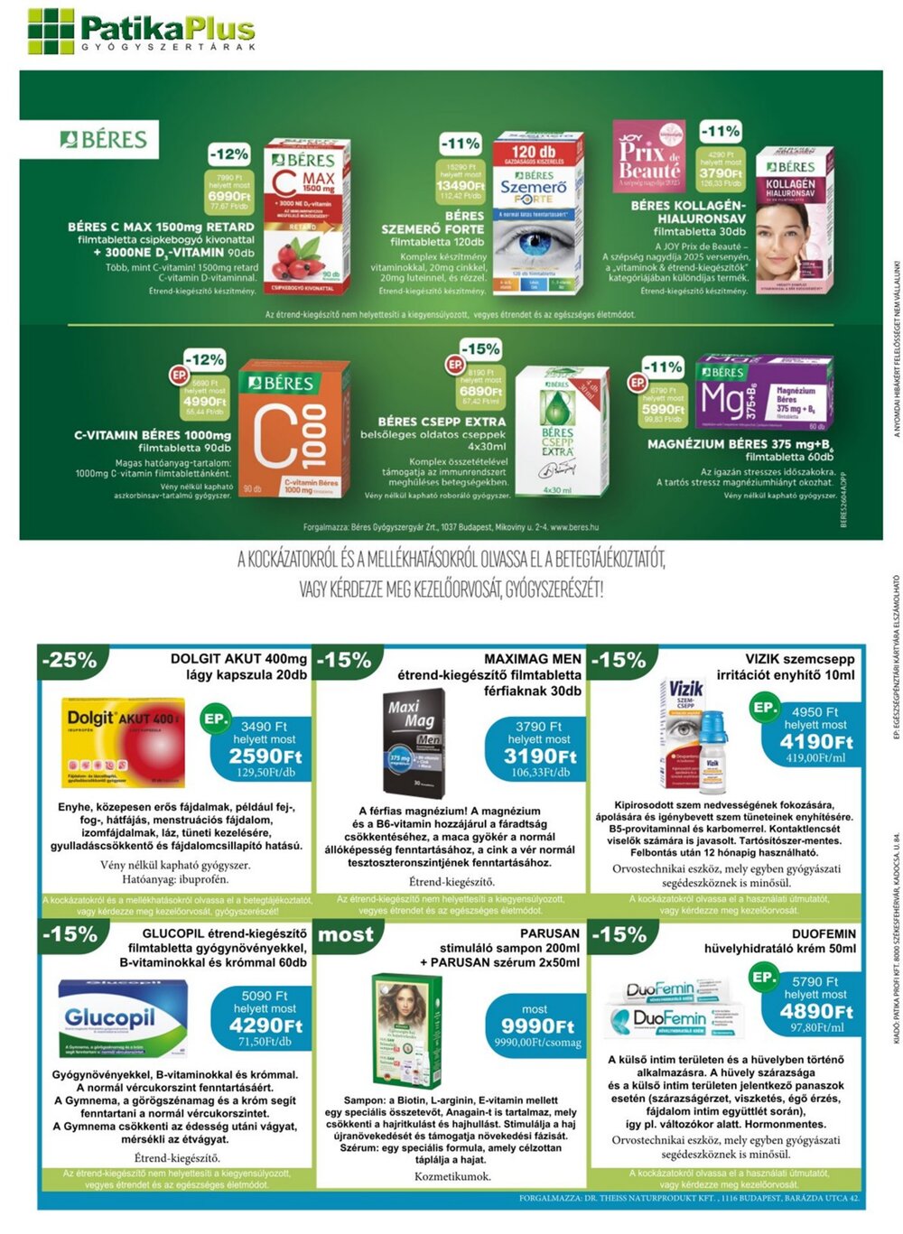 PatikaPlus akciós újság 2026.04.01-től - 6. oldal.