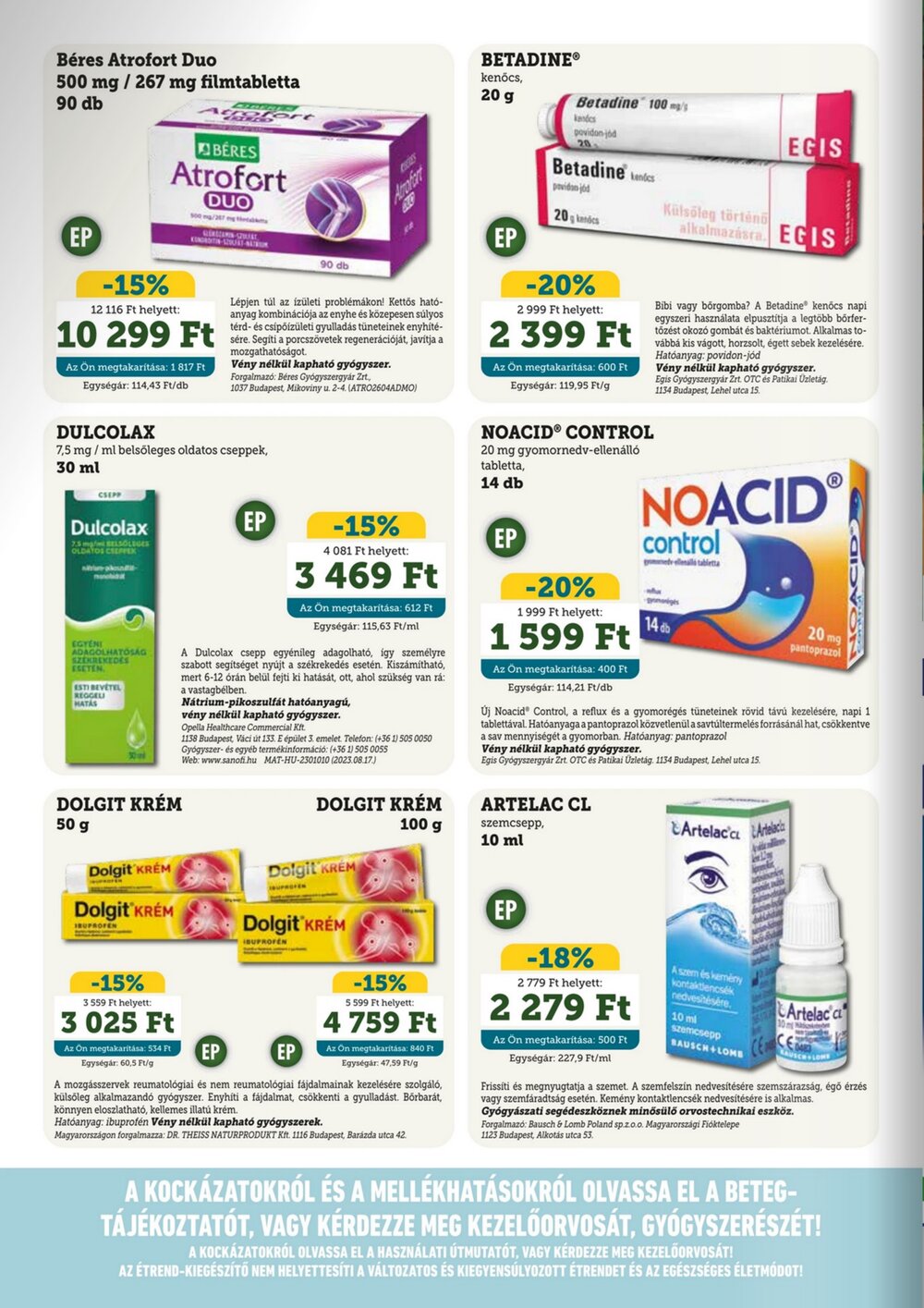 Mosoly Patikák akciós újság 2026.04.01-től - 2. oldal.