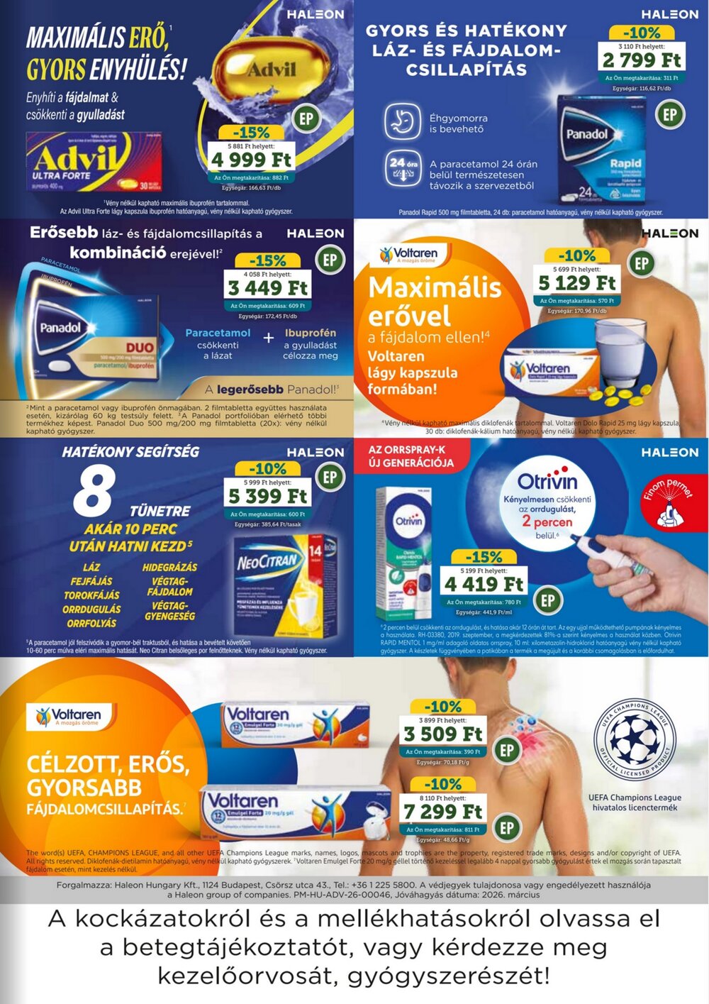 Mosoly Patikák akciós újság 2026.04.01-től - 5. oldal.
