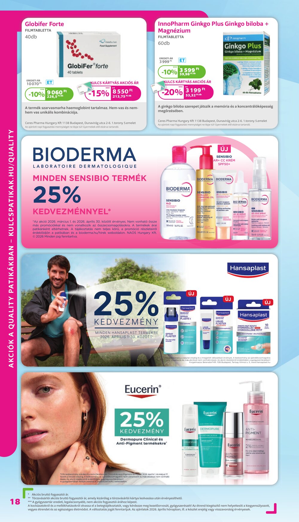 Kulcs Patika akciós újság 2026.04.01-től - 18. oldal.
