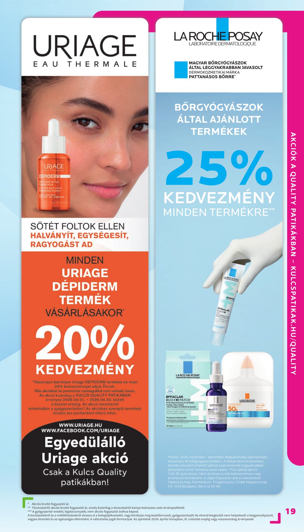 Kulcs Patika akciós újság 2026.04.01-től - 19. oldal.