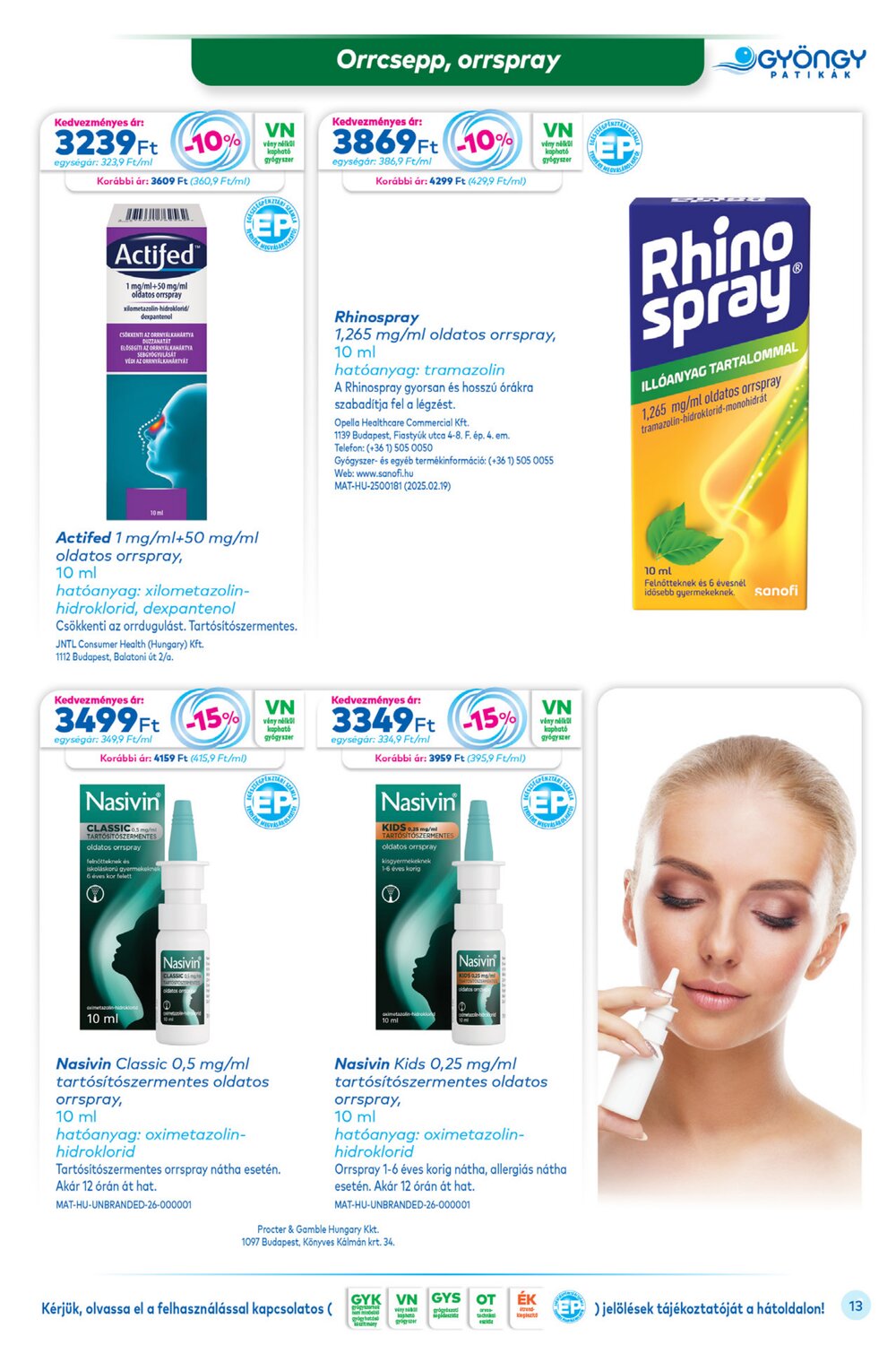 Gyöngy Patikák akciós újság 2026.04.01-től - 13. oldal.