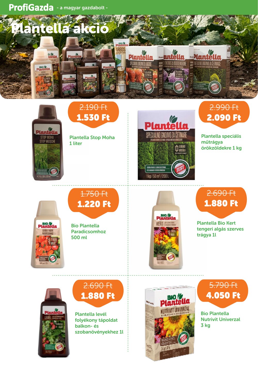 Profigazda akciós újság 2026.04.01-től - 2. oldal.