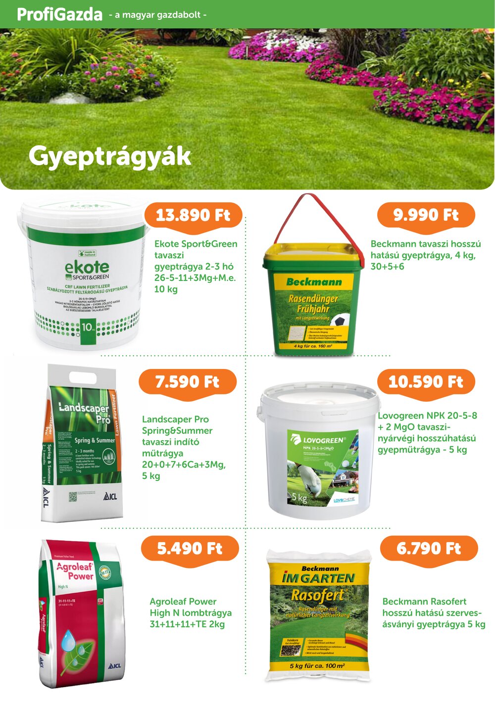 Profigazda akciós újság 2026.04.01-től - 7. oldal.