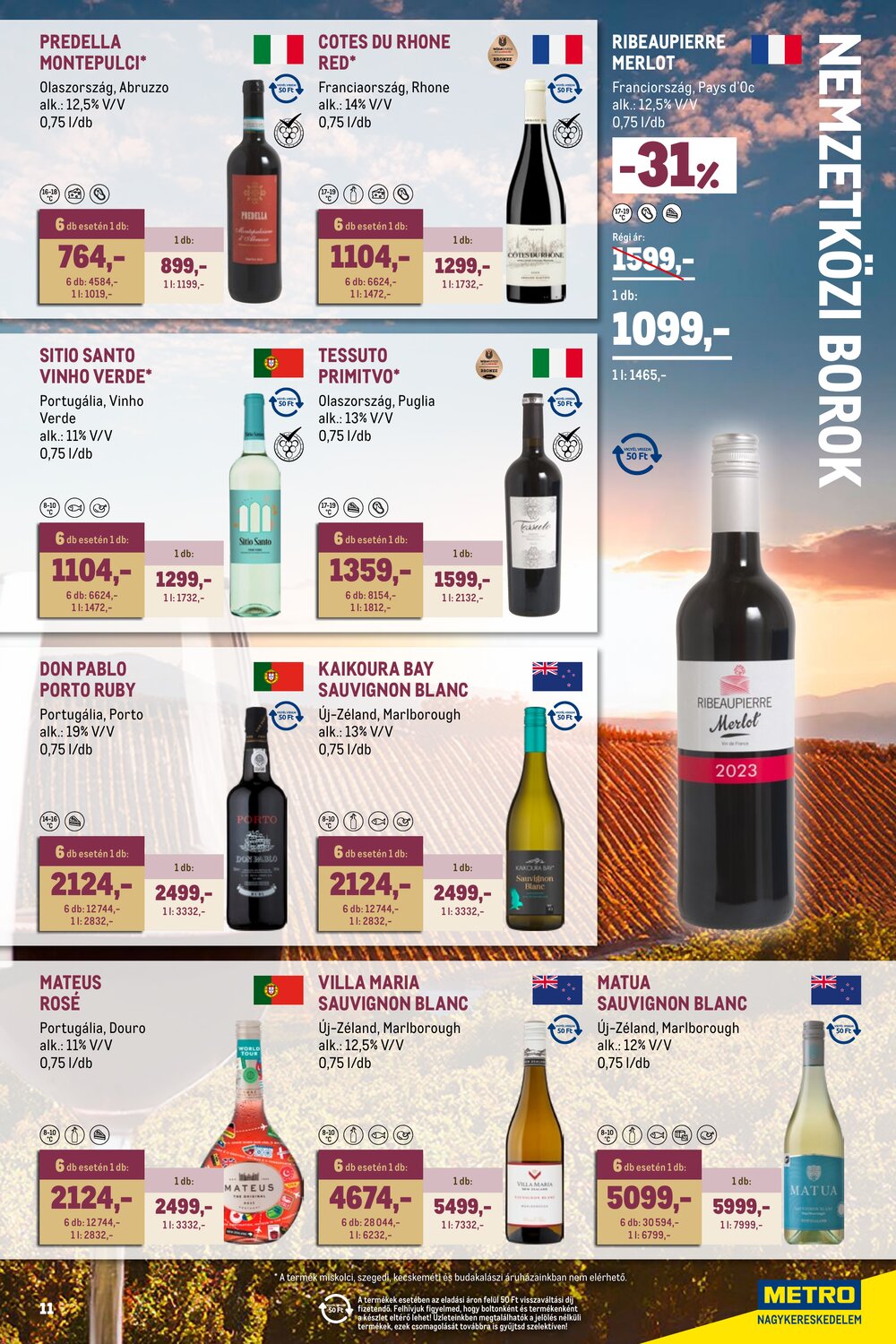METRO akciós újság 2026.04.01-től - 11. oldal.