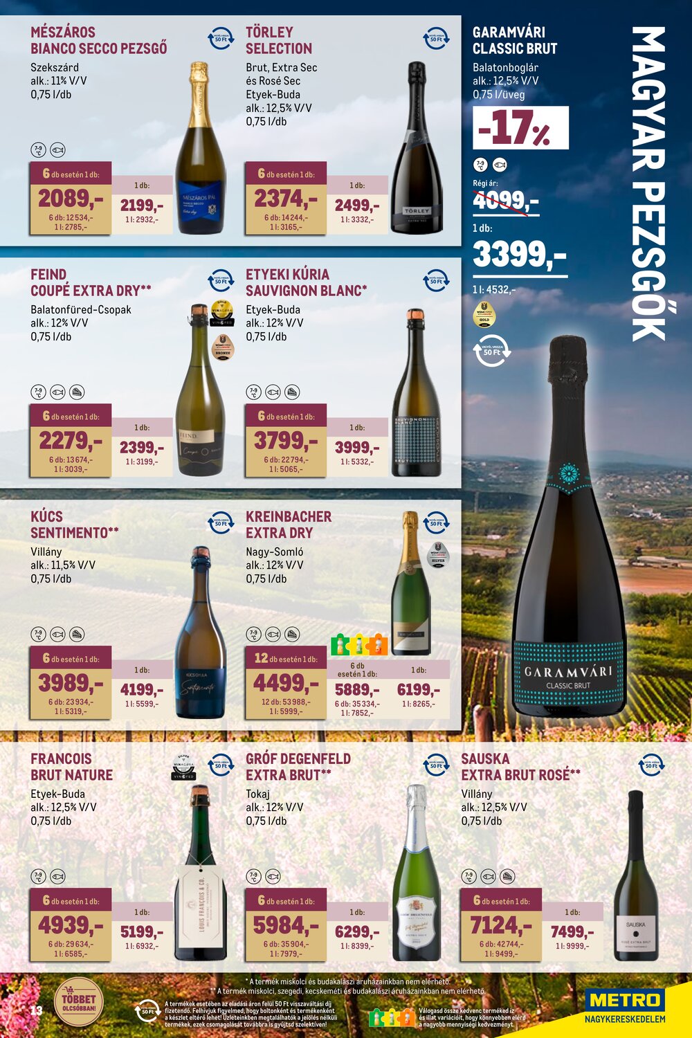 METRO akciós újság 2026.04.01-től - 13. oldal.