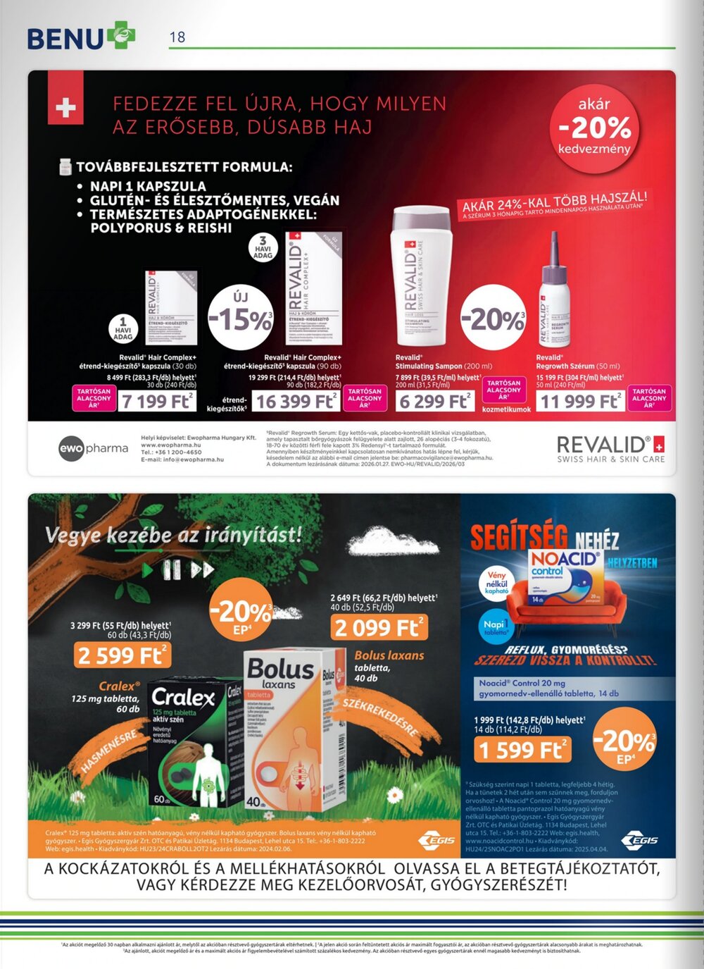 BENU Gyógyszertárak akciós újság 2026.04.01-től - 18. oldal.