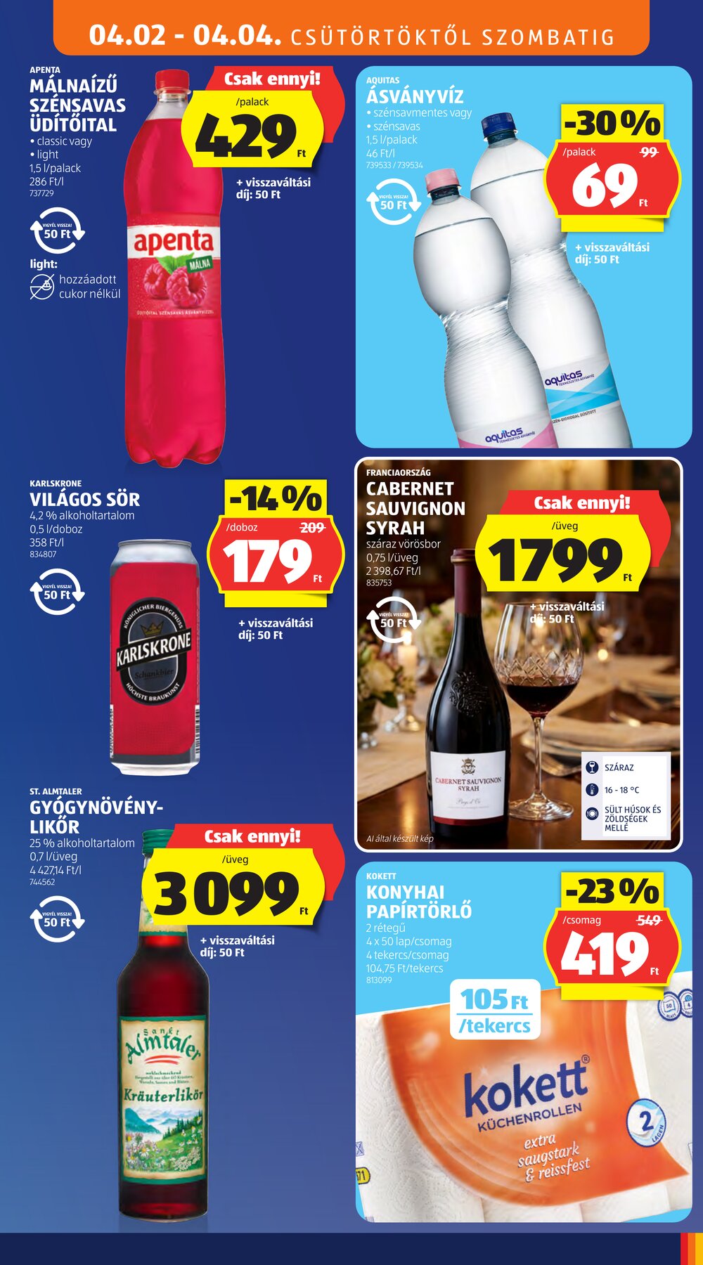 Aldi akciós újság 2026.04.02-től - 19. oldal.