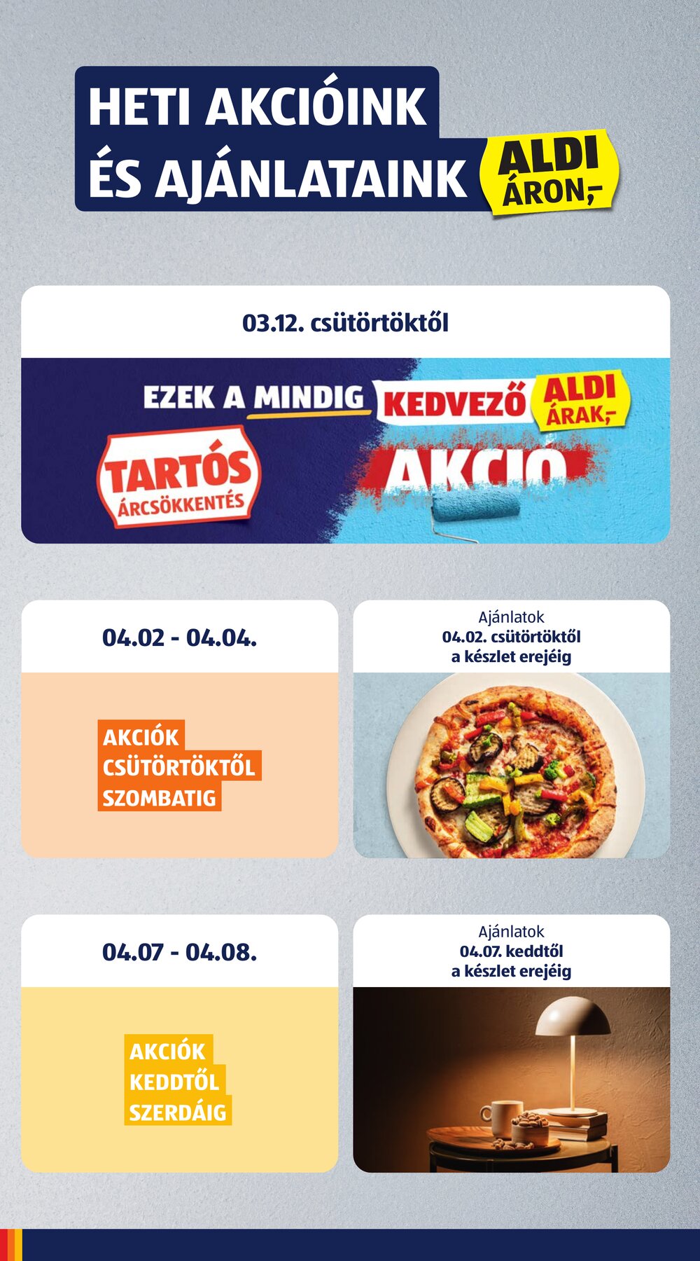 Aldi akciós újság 2026.04.02-től - 2. oldal.