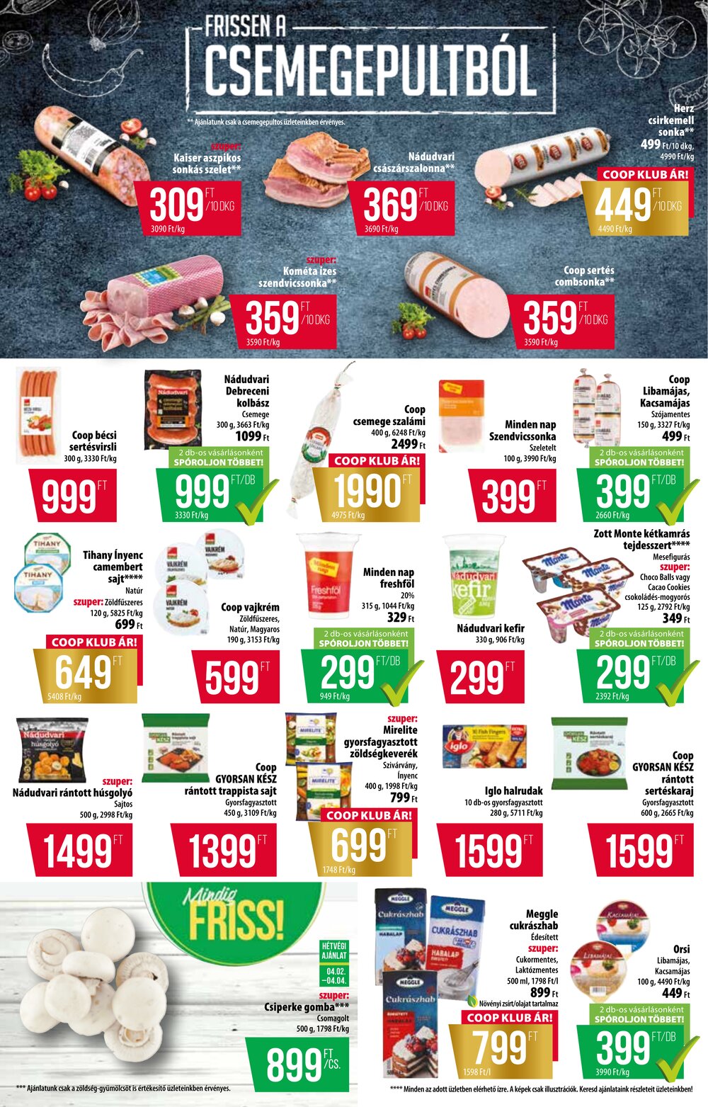 Coop akciós újság 2026.04.02-től - 2. oldal.