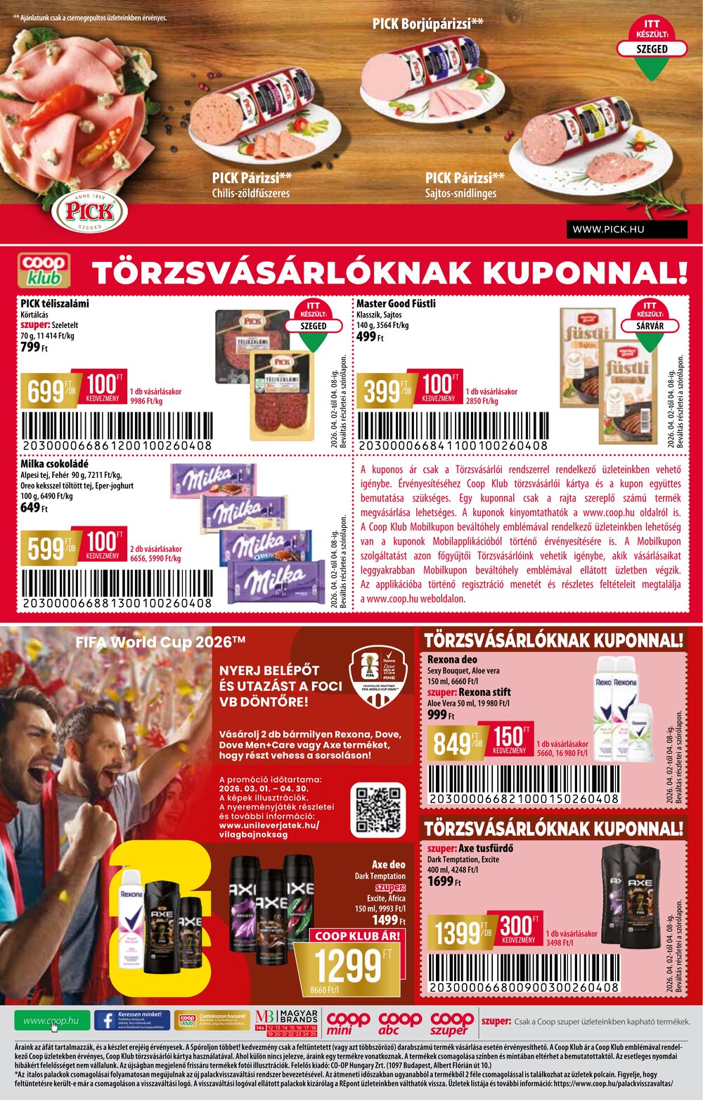 Coop akciós újság 2026.04.02-től - 8. oldal.