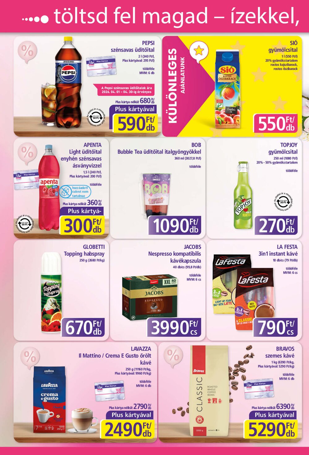 PlusMarket akciós újság 2026.04.02-től - 6. oldal.