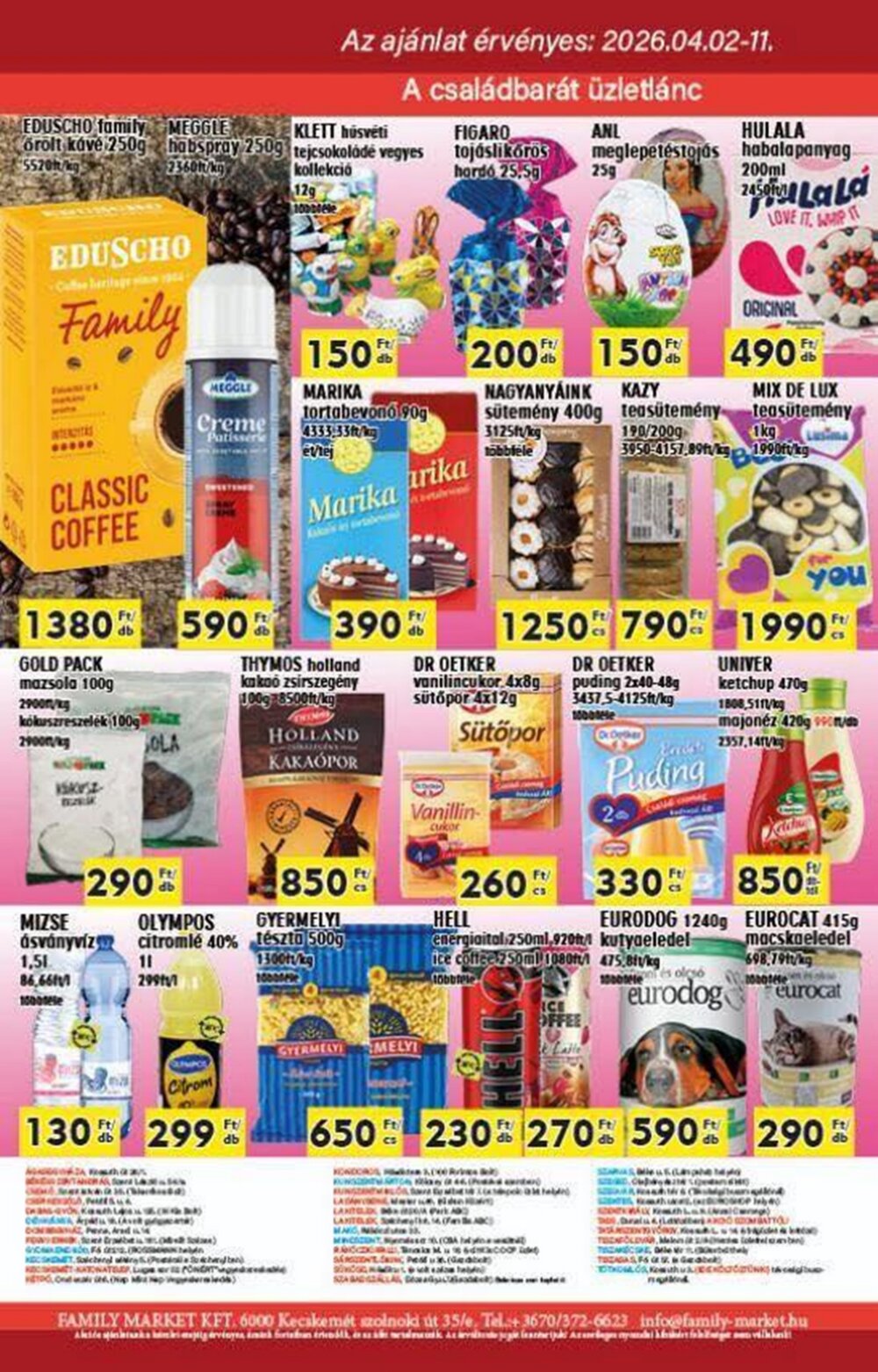 Family Market akciós újság 2026.04.02-től - 4. oldal.