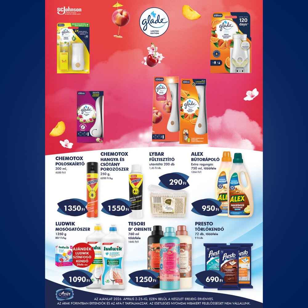 Azúr drogéria akciós újság 2026.04.02-től - 4. oldal.