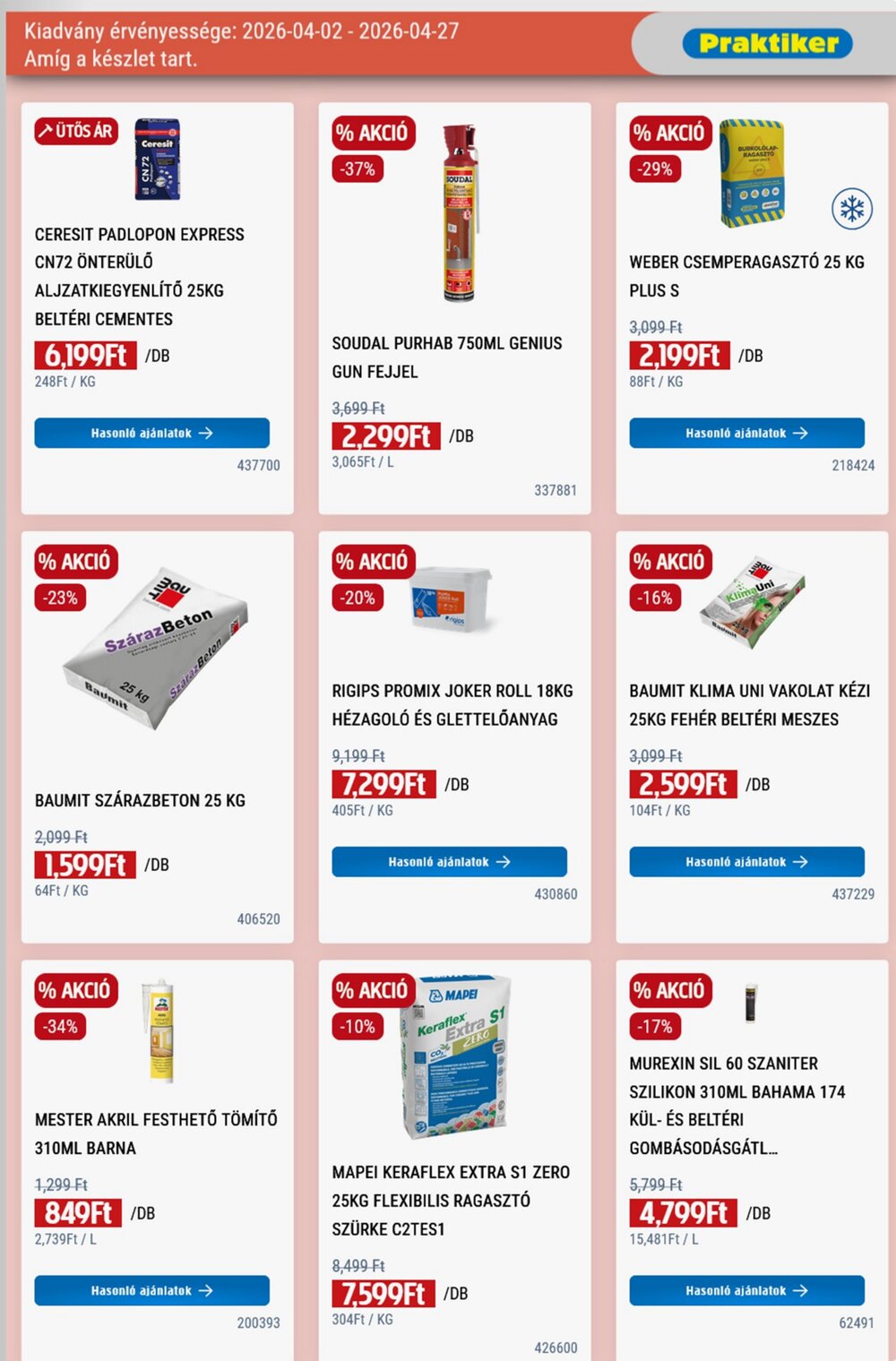 Praktiker akciós újság 2026.04.02-től - 11. oldal.