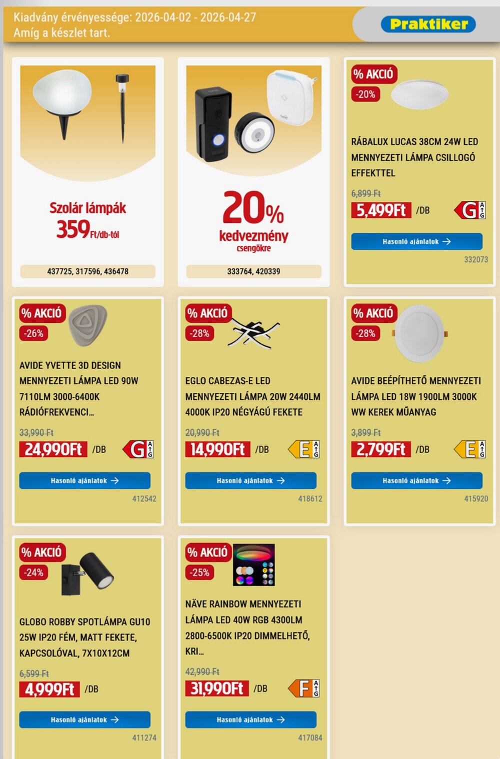 Praktiker akciós újság 2026.04.02-től - 13. oldal.